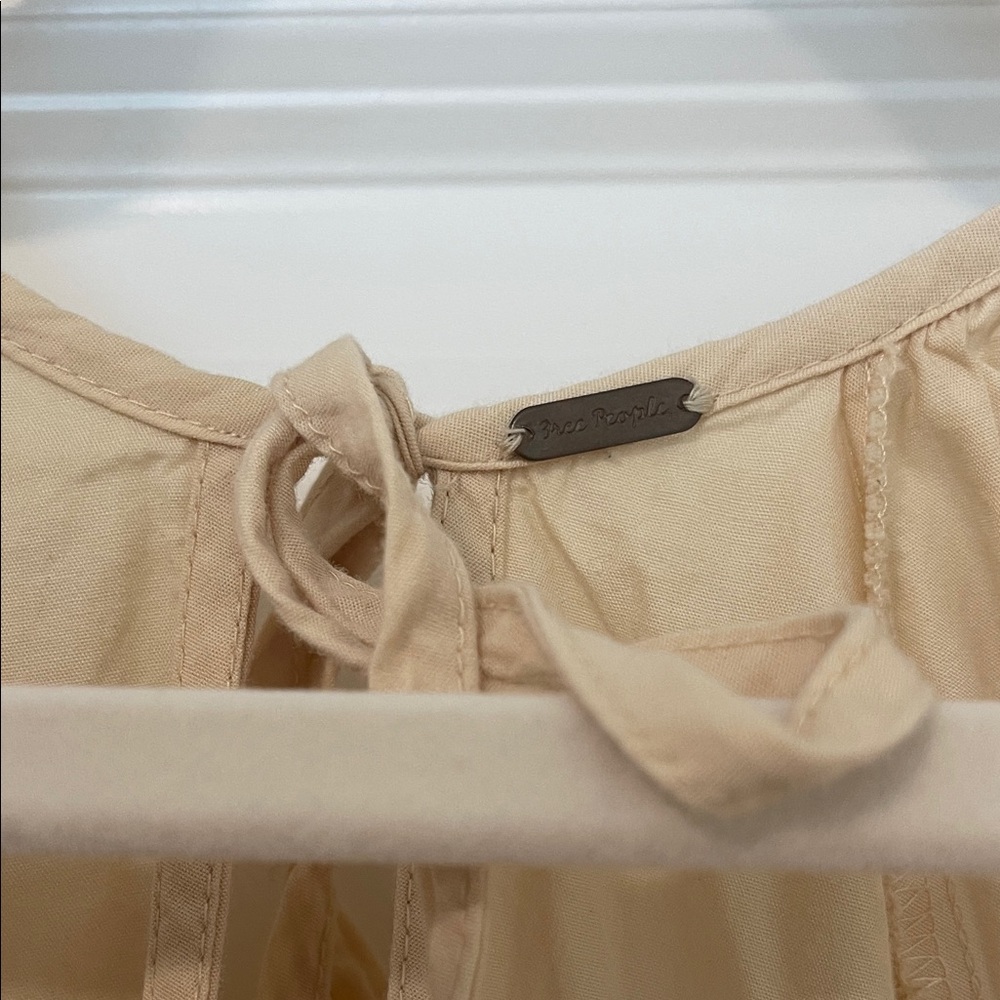 EUC! Free People Cream Midi Dress, Size Small - Picture 5 of 6